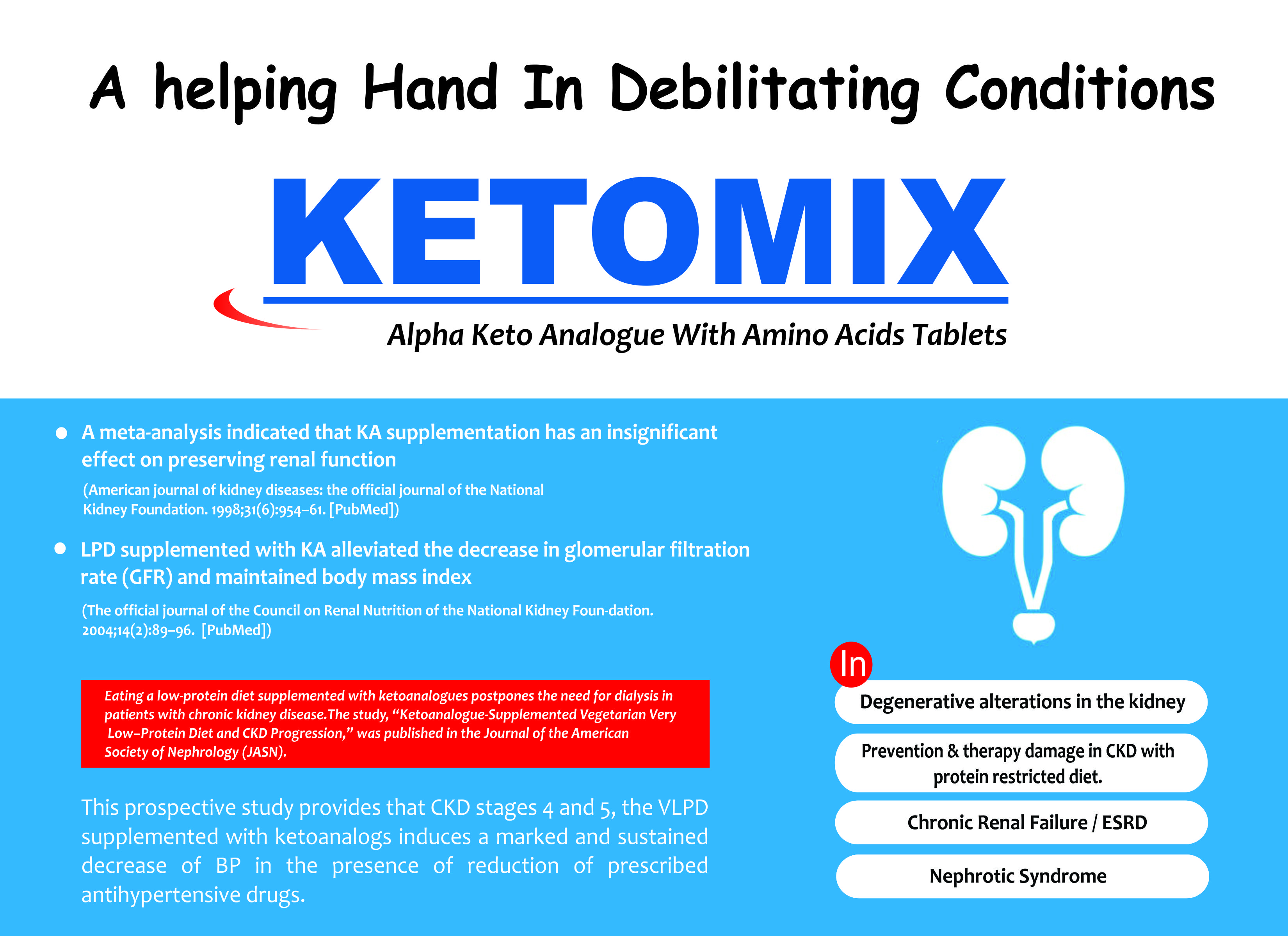 Alpha Keto Analogue with Amino Acids benefits