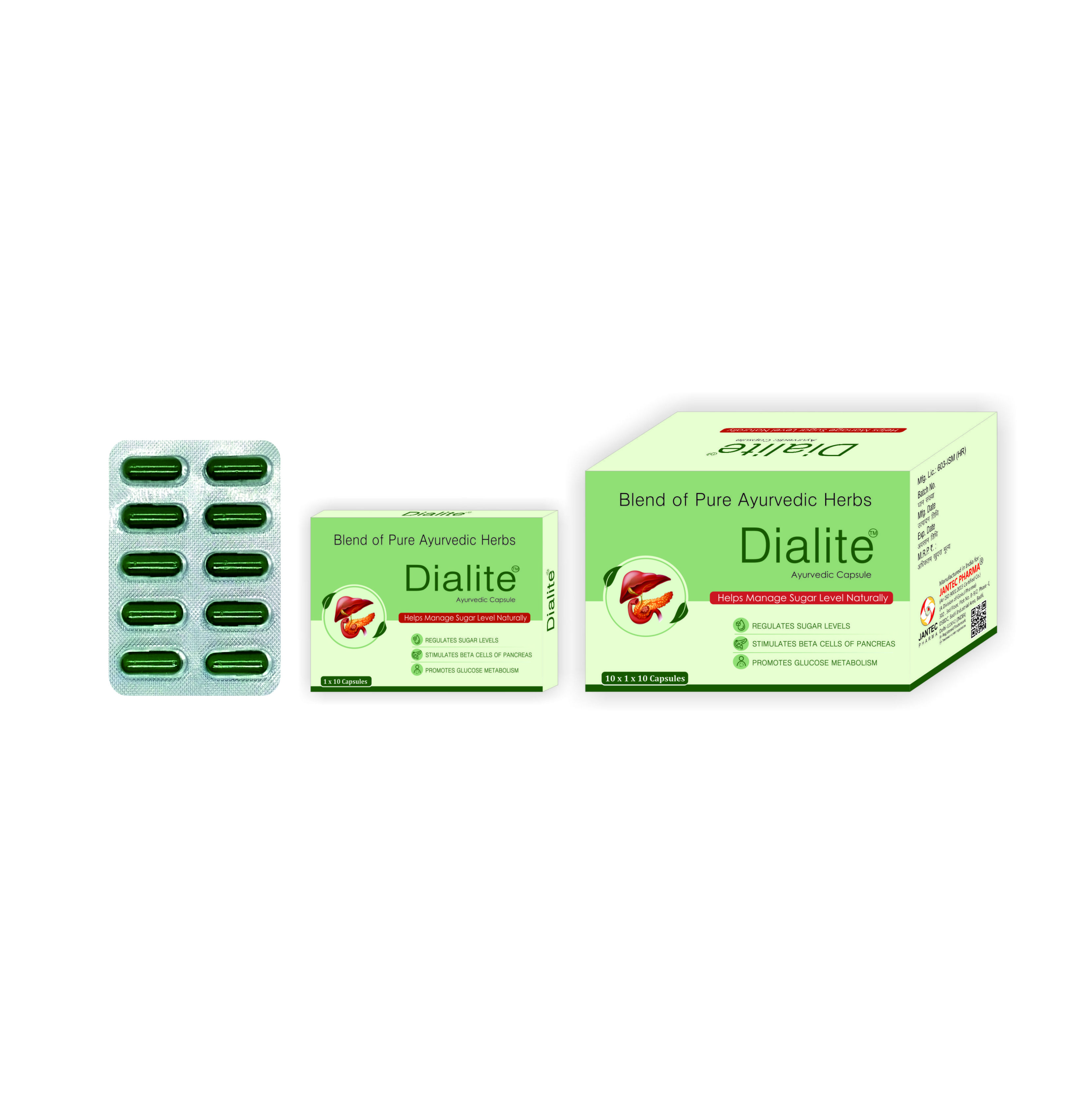 Ayurvedic Herbal Diabetes Capsule for blood sugar management