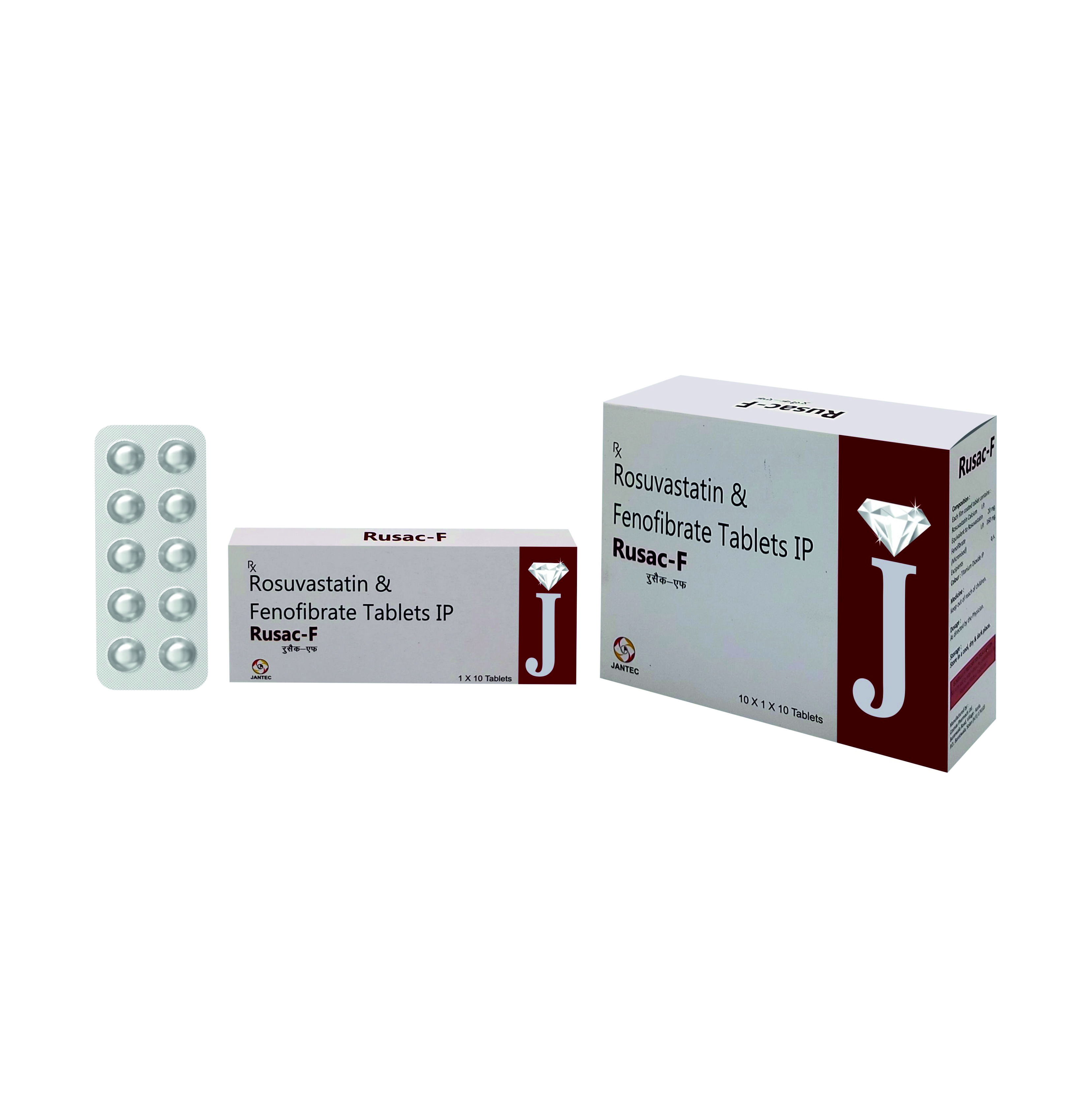 Rosuvastatin + Fenofibrate Tablets for cholesterol and triglyceride management